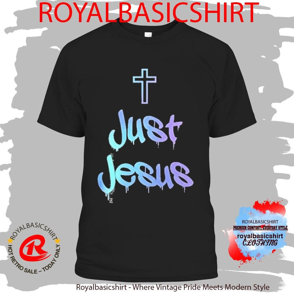 Rosepine High School Coach Just Jesus Christian Faith Shirt