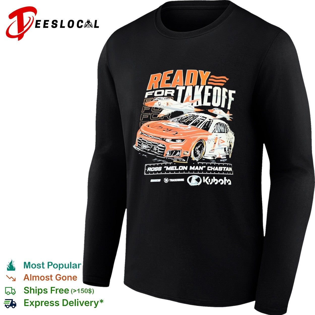 Ross Chastain Trackhouse NASCAR Melon Man ready for takeoff racecar shirt