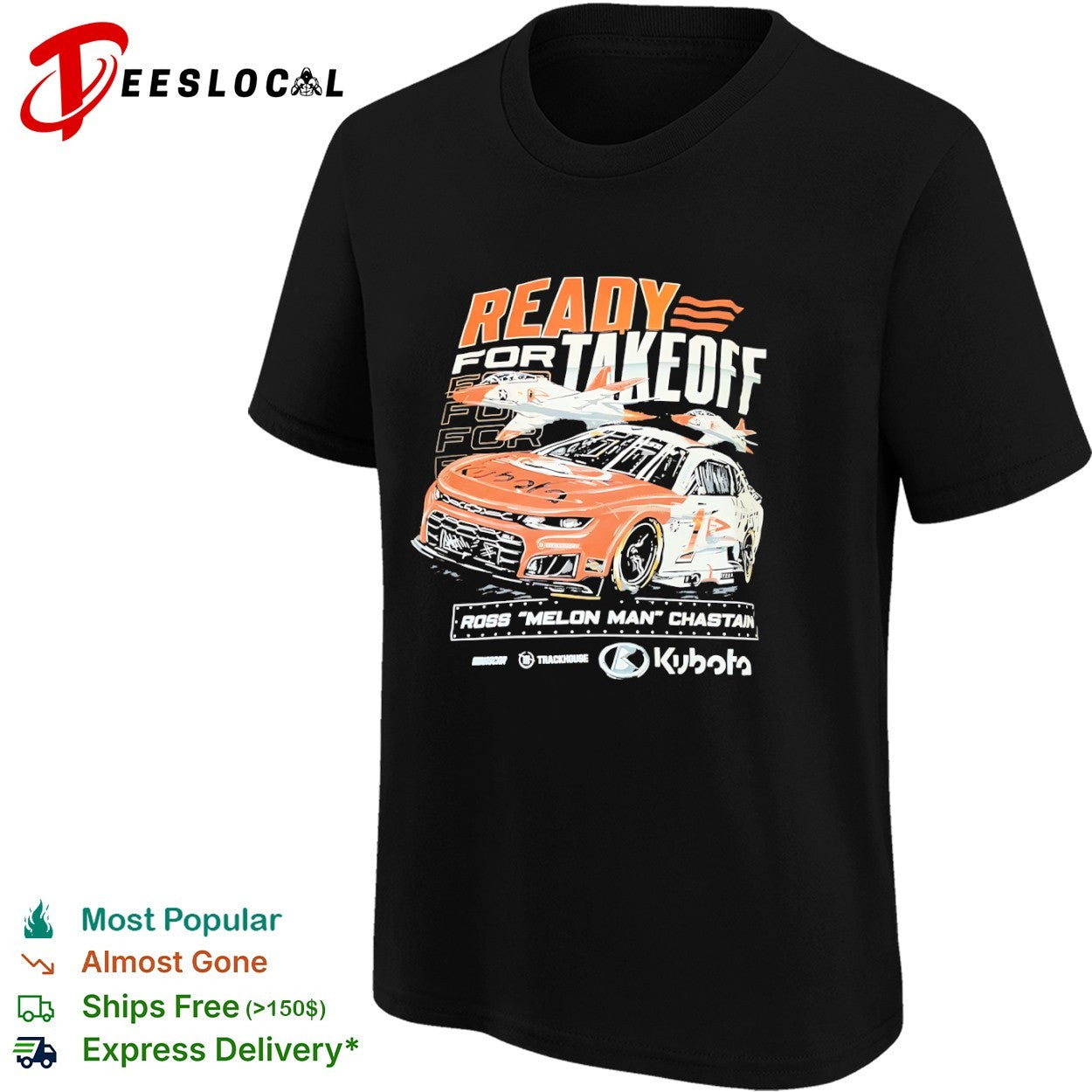 Ross Chastain Trackhouse NASCAR Melon Man ready for takeoff racecar shirt