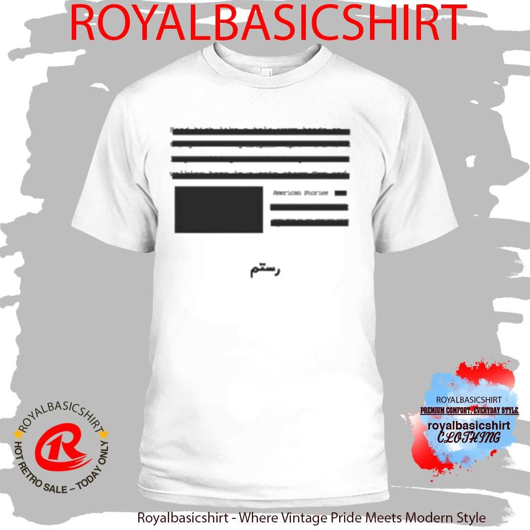 Rostam Redacted Shirt