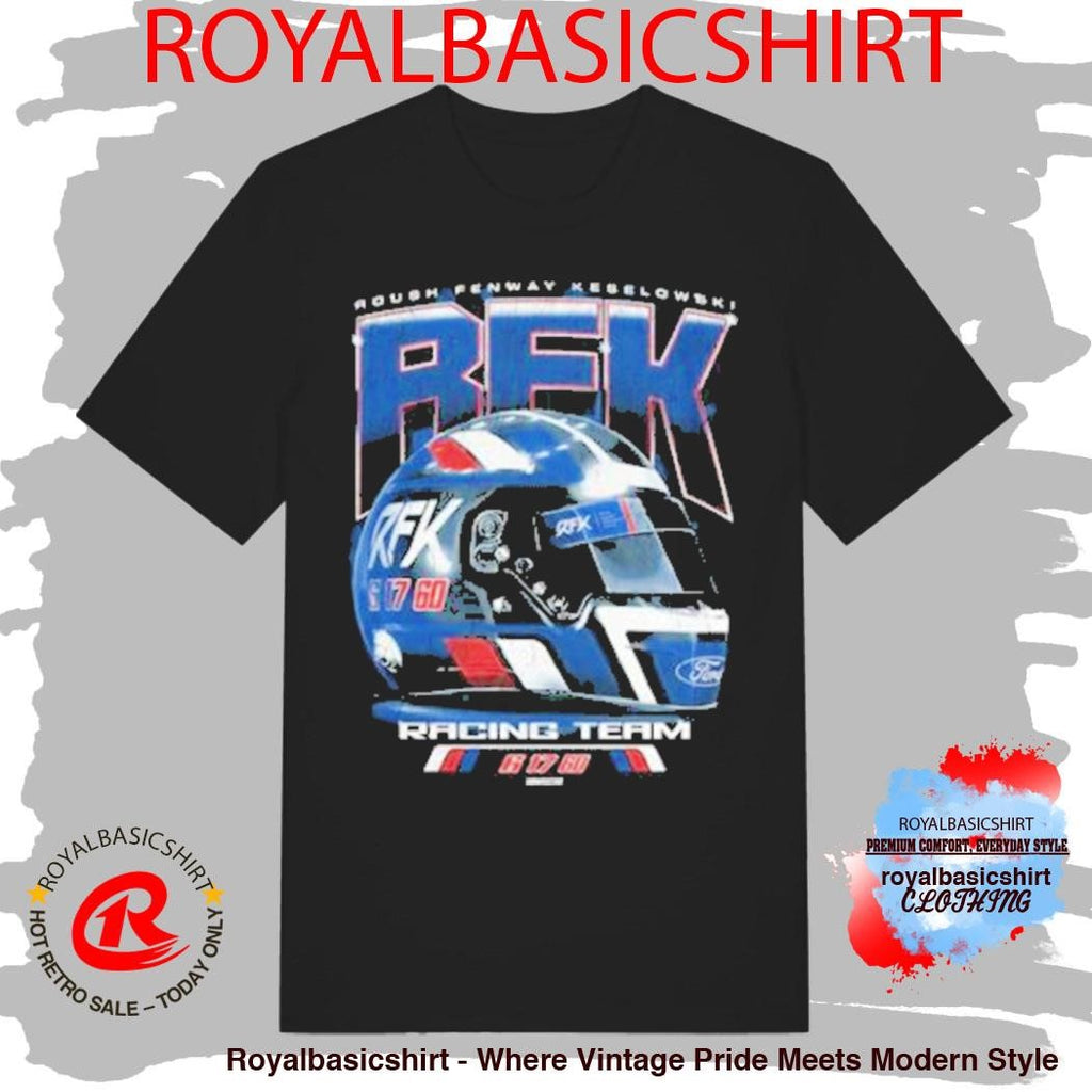 Roush Fenway Keselowski Rek Racing 2026 Helmet T-Shirt