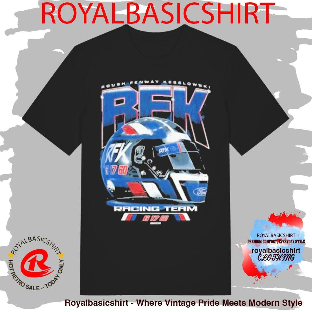 Roush Fenway Keselowski Rek Racing 2026 Helmet T-Shirt