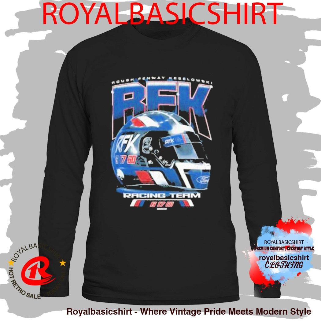 Roush Fenway Keselowski Rek Racing 2026 Helmet T-Shirt