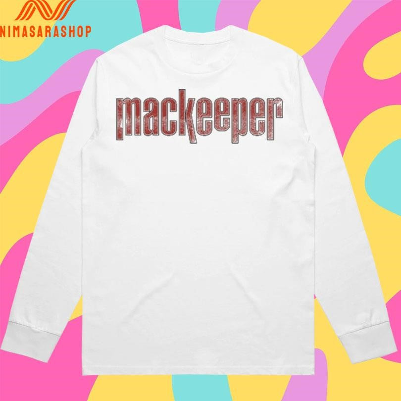 Ruby Cruz Wearing Mackeeper Logo Shirts