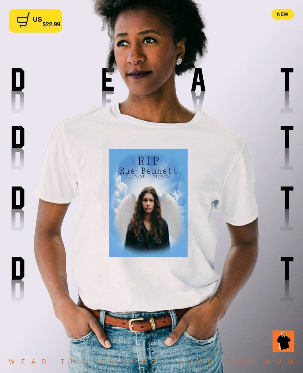 Rue Bennett HBO Euphoria RIP 14901 31526 vintage shirt