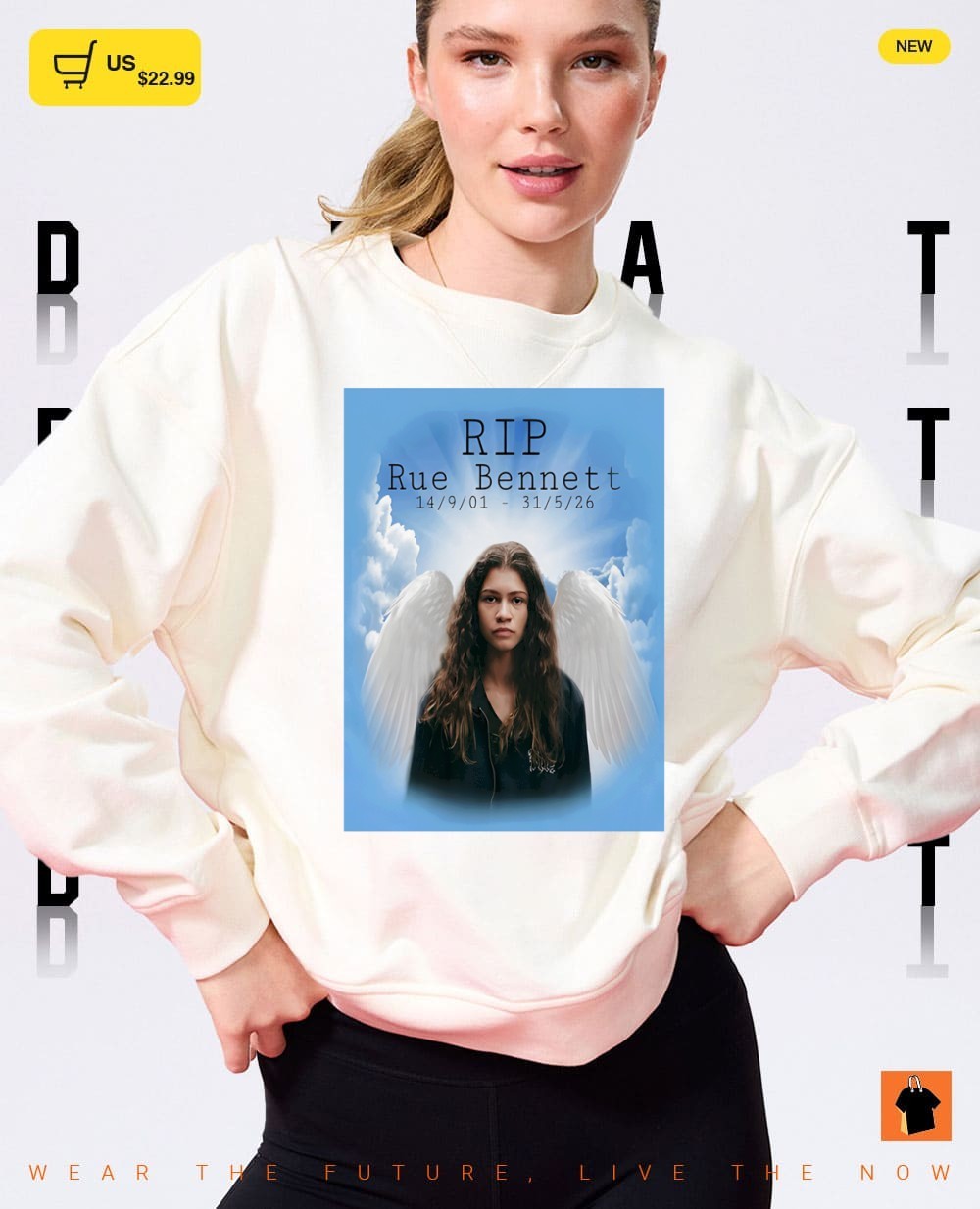 Rue Bennett HBO Euphoria RIP 14901 31526 vintage shirt