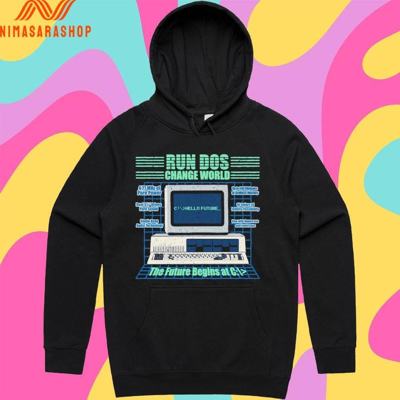 Run Dos Change World The Future Begins At C Shirts