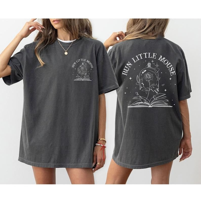 Run Little Mouse Comfort Colors Shirt, Haunting Adeline Shirt, Dark Romance Book Lover Shirt, Smut Reader, Bookish Shirt,...