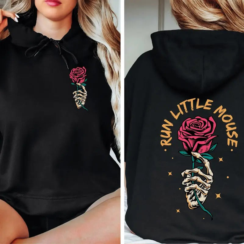 Run Little Mouse Sweatshirt Haunting Adeline Sweatshirt Dark Romance Merch Smut Reader Book Lover Gift Shirt Hoodie