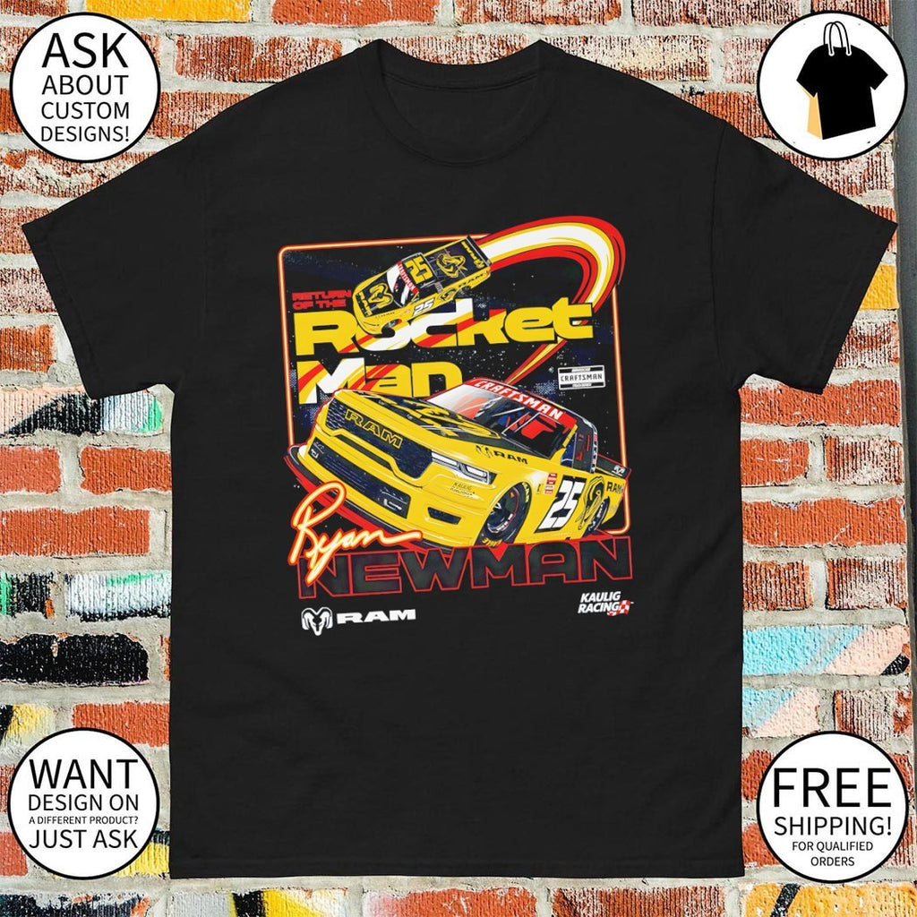 Ryan Newman x Kaulig Racing Ram Trucks Return of the Rocket Man Racing shirt
