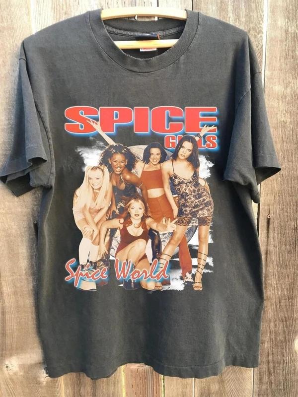 90's Spice Girls Cotton Unisex T Shirt Gift For Men WOmen Gift For Fans Hoodie Sweatshirt | PrintMintTees.com