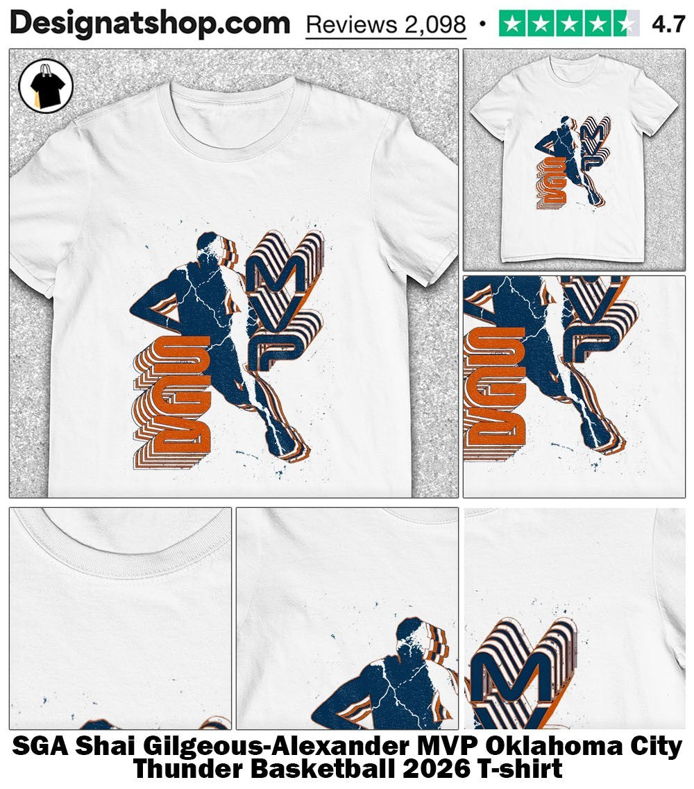 SGA Shai Gilgeous-Alexander MVP Oklahoma City Thunder Basketball 2026 shirt