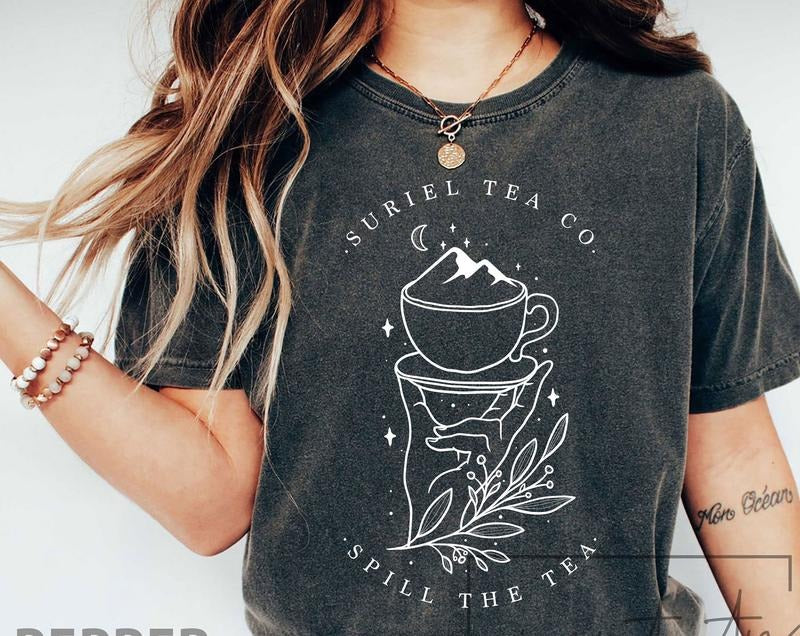 SJM, Suriel Tea Co t-shirt, The Night Court, A Court of Thorns and Roses Court of Dreams shirt, iprintasty Hoodie Sweatshirt