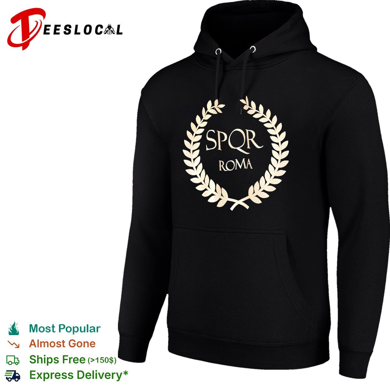 SPQR Roma laurel wreath shirt