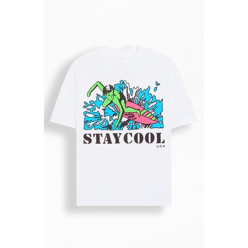 STAYCOOLNYC Men's Surf T-Shirt - Multicolor Hoodie Sweatshirt | PrintMintTees.com