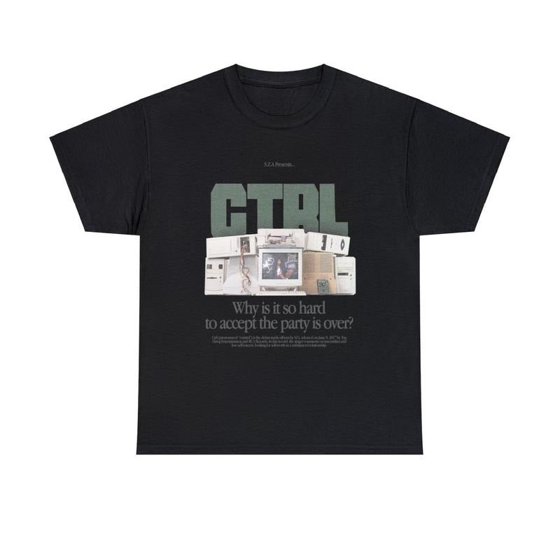 SZA - CTRL T-shirt, sza Graphic Tee, sza Merch, Rap Shirt, SOS,sza unisex gift, Concert T Shirt, Rap Unisex Menswear Top...