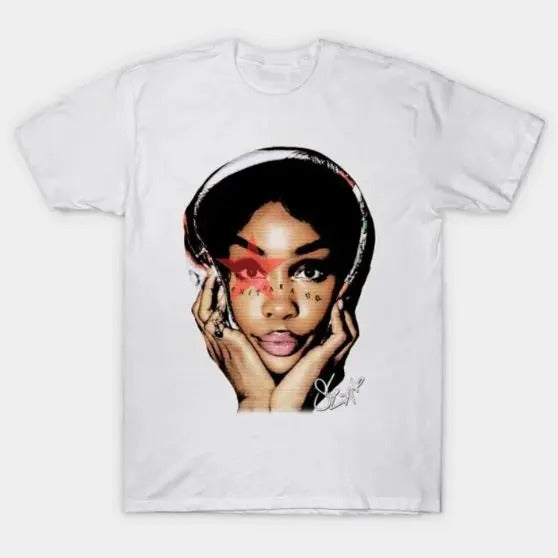 SZAA Big Face T-shirt Graphic Tee, Trending Chrismas T-shirt - Classic Cotton Fabric Menswear