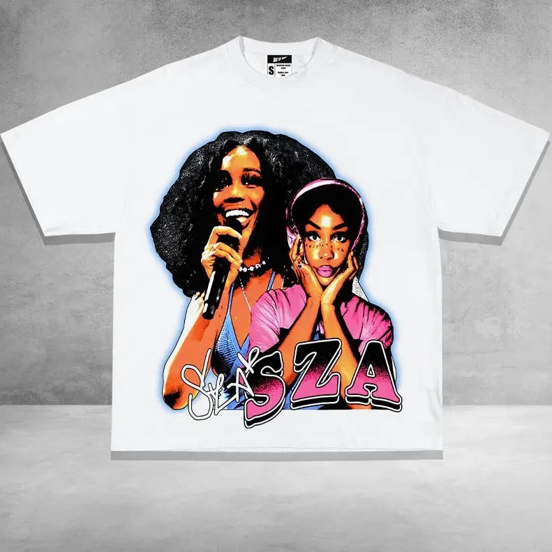 SZAA Music Gift For Fan Graphic T-shirt Hoodie Sweatshirt | PrintMintTees.com