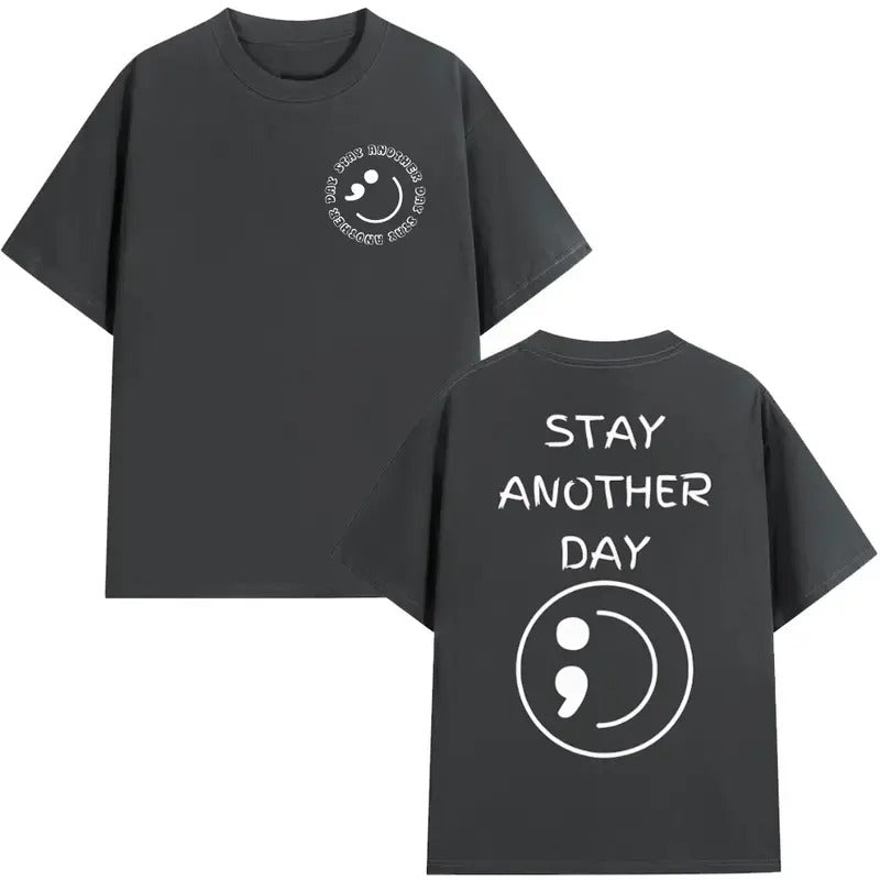 Sad Stay Another Day Mental Tees  Mental health T-Shirt, Perfect Gifts , Trendy Shirt, Mental health gifts Hoodie Sweatshirt
