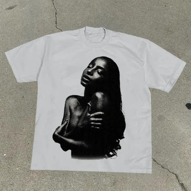 Sade Adu Print Short Sleeve T-Shirt, Vintage Sade Adu Graphic tee, Y2k, Music Tee, Unisex T-Shirt, Gift For Men Women...