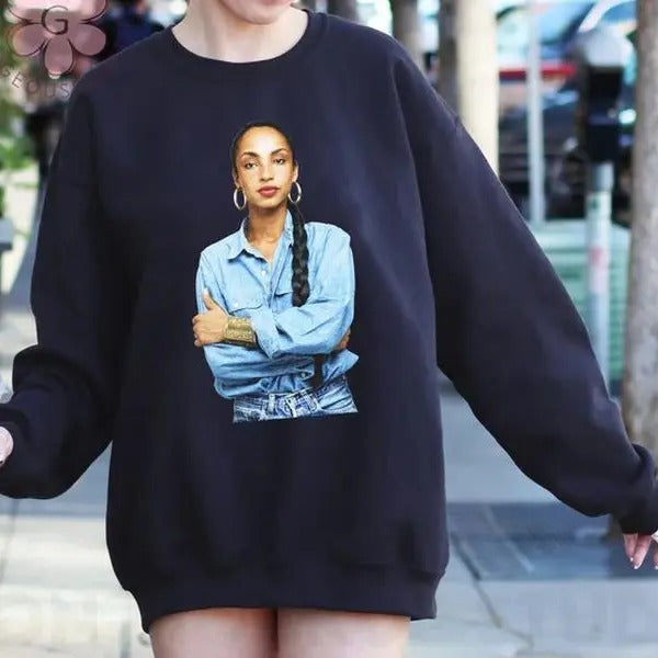 Sade in Denim Sweatshirt T-Shirts, Hoodie | PrintMintTees.com