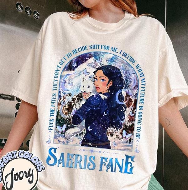 Saeris Fane Comfort Colors Shirt, F*CK the Fates Shirt, Quicksilver , Bookish , Callie Hart, Fantasy Romance Tee, Book...