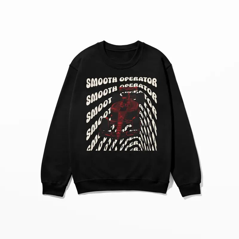 Sainz Inspired Sweatshirt, Smooth Operator Shirt, Motorsports Apparel, Racing Team Merchandise, Sainz Merch, Graphic...