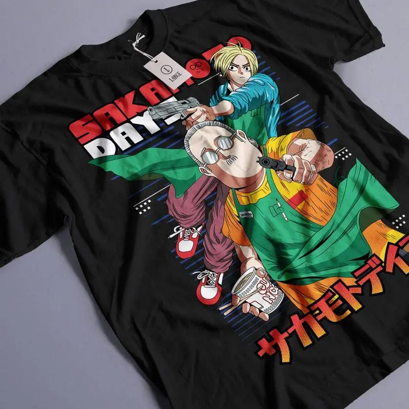 Sakamoto Days Graphic Print Tee, Game Shirt, Anime Shirt, Manga Shirt Hoodie Sweatshirt | PrintMintTees.com