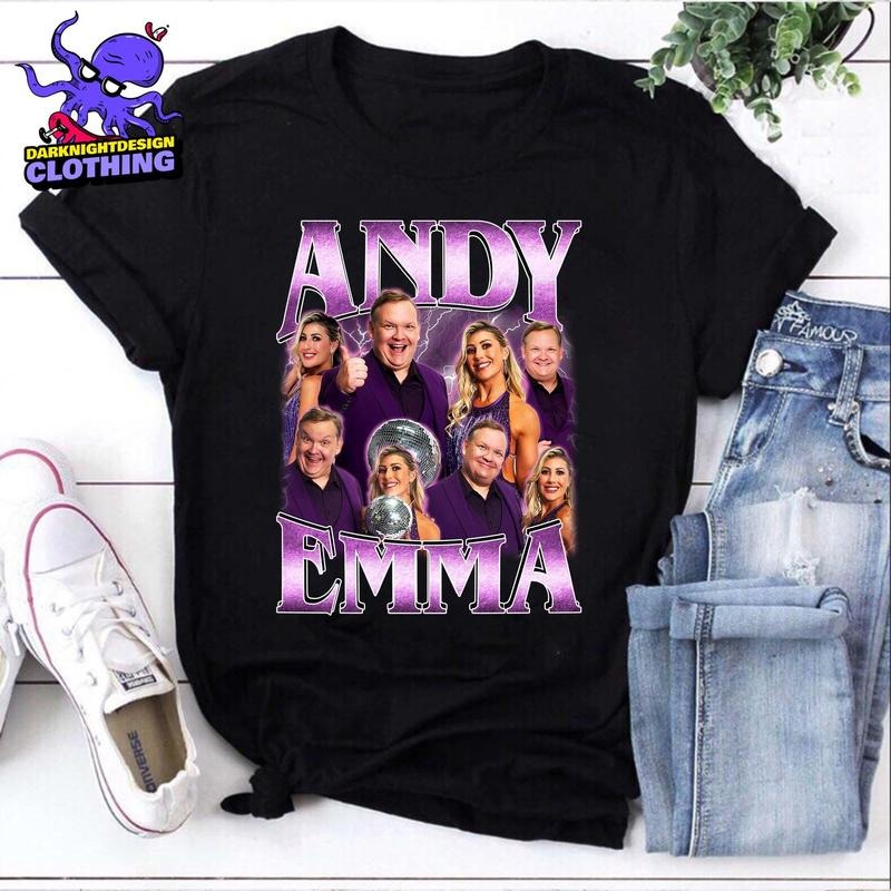 [ Sale Up To 30%] Andy Emma DWTS Unisex T-shirt, Andy & Emma Slater Dancing With The Stars T-shirt, The Stars Graphic...