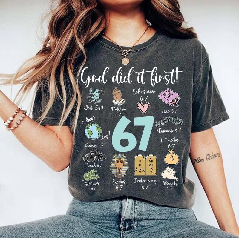 [ Sale Up To 30%] Christian 6 7 Meme Shirt, Zohran Mamdani, 67 Bible Verse Tshirt Hoodie Sweatshirt | PrintMintTees.com