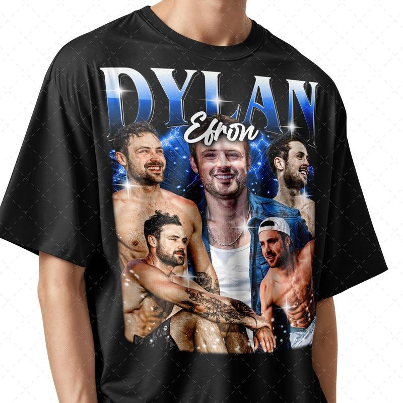 [ Sale Up To 30%] Dylan Efron Inspired Tee, Unisex T-Shirt with Dylan Efron, TV Series Fan Gift, Graphic Tee, Casual Top...