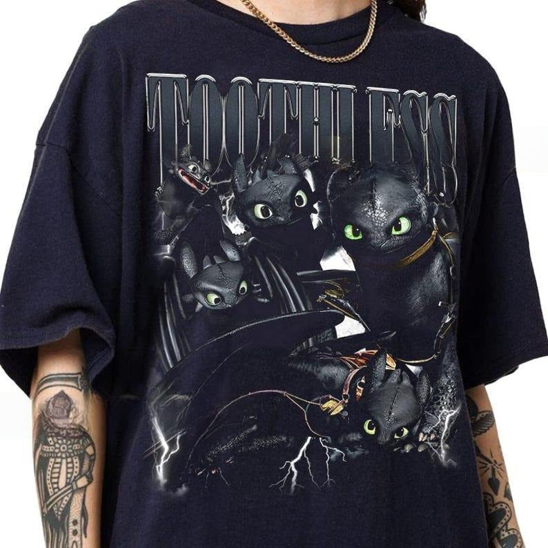 Limited Toothless Shirt Vintage T-Shirt, Gift For Women and Man Unisex T-Shirt Hoodie Sweatshirt | PrintMintTees.com