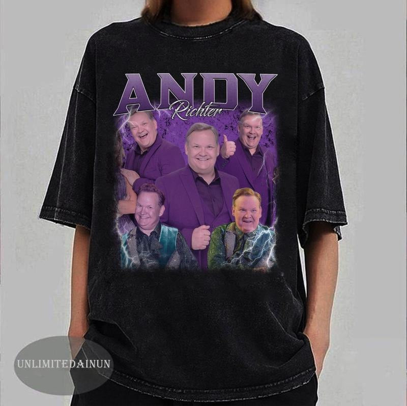 [ Sale Up To 30%] Vintage 90s Andy Richter Dwts 2025 Bootleg Unisex Tshirt, Andy & Emma Slater Dancing With The Stars...