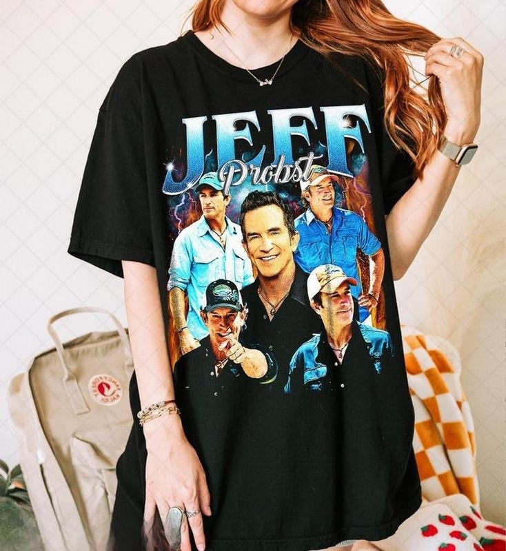 [ Sale Up To 30%] Vintage Jeff Probst Shirt, Jeff Probst Survivor Bootleg T-Shirt style 02 Hoodie Sweatshirt