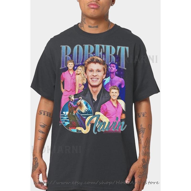 [ Sale Up To 35%] Robert Irwin Dwts Bootleg Vintage T-Shirt, Robert And Witney Dancing With The Stars Shirt, Dancing Show...