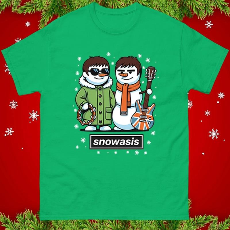 [ Sale Up To 35%]Snowasis Christmas T-Shirt Funny Xmas Music Band Spoof Festive Gift T-shirt Hoodie Sweatshirt