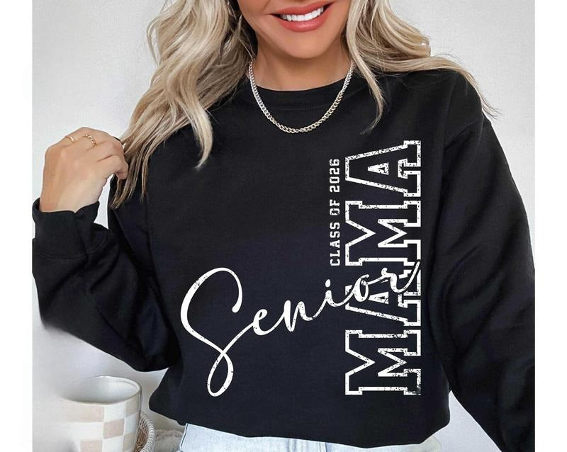 Senior Mama 2026  Sweatshirt Senior Mom Sweatshirt Shirt Hoodie | PrintMintTees.com
