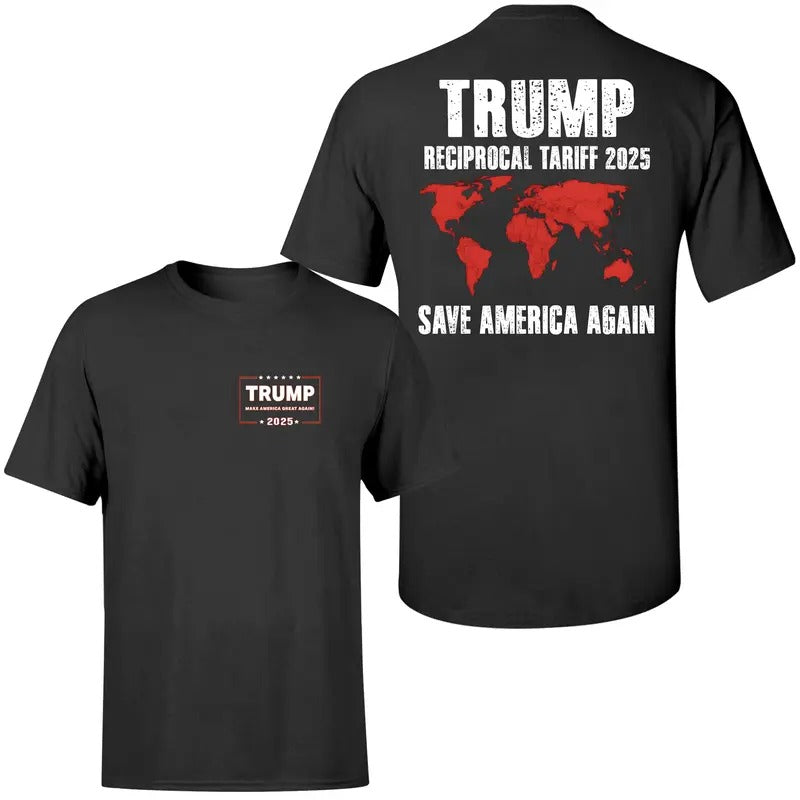 Trump Reciprocal Tariffs Liberation Day Shirt, Trump 2025 Shirt Hoodie, Sweatshirt | PrintMintTees.com