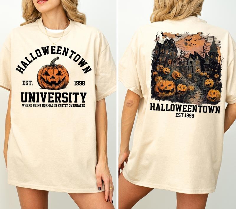 Halloweentown Est 1998 Shirt, Halloweentown University, Retro Halloweentown Shirt, Fall Tee, Vintage Halloween Tee,...