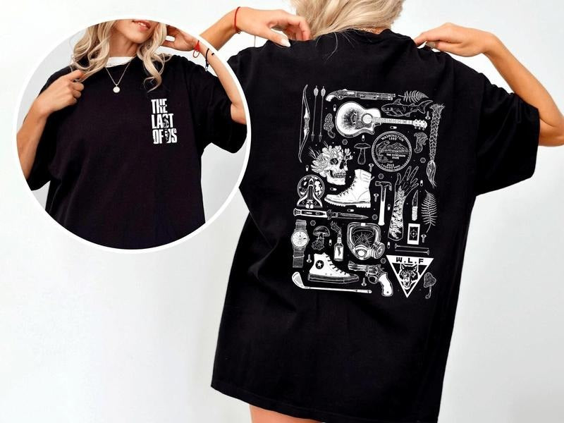 The Last Of Us Shirt, Ellies Tattoo T-shirt, The Last Of Us Fan Shirt, Game Shirt, Joel And Ellie Shirt, TLOU Shirt