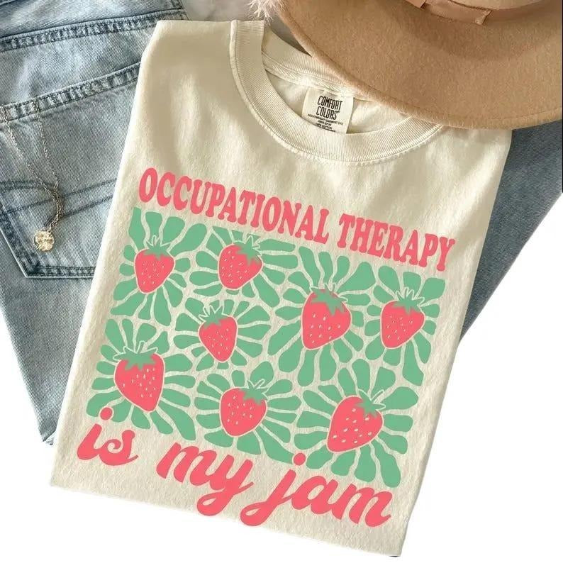 Comfort Colors Occupational Therapy Shirt, OT T-Shirt, OT Assistant Tee, Pediatric OT TShirt Hoodie Sweatshirt