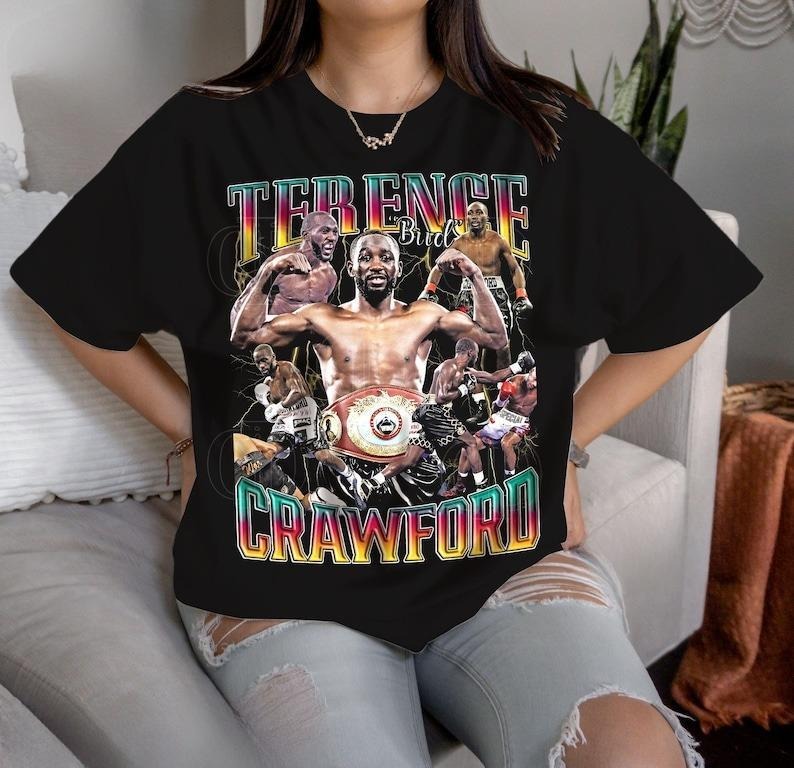 Vintage 90s Graphic Style Terence Crawford T-shirt, Retro American professional boxer Gifts For Man and Women Unisex...