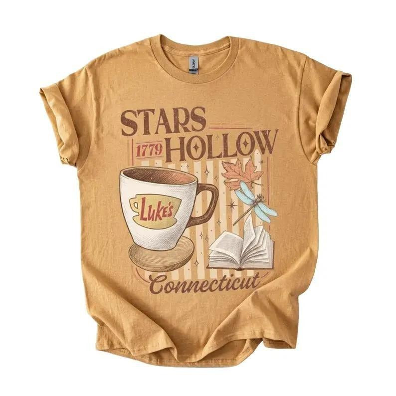 Stars Hollow Coffee T-Shirt: Lorelai Gilmore TV Show Tee Hoodie Sweatshirt | PrintMintTees.com