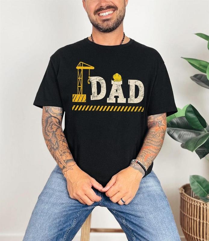 Construction Tshirt, Construction Fathers Day Gift Shirt, Construction Worker Hoodie Sweatshirt | PrintMintTees.com