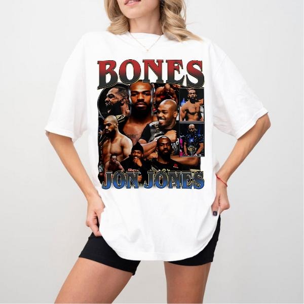 Vintage 90s Graphic Style Bones Jones T-Shirt Gift for Fan ,Gift for Dad, Fathers Day Hoodie Sweatshirt | PrintMintTees.com
