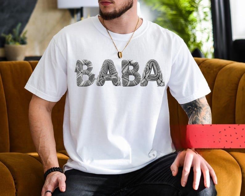 Baba Keffiyeh Shirt - Fathers Day Gift - Palestine Gift For Dad - COMFORT COLOR Hoodie Sweatshirt | PrintMintTees.com