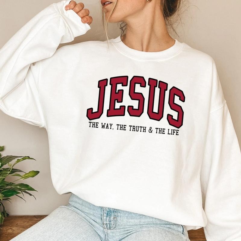 [Saleup to 75%] Christian Sweatshirt Jesus Sweatshirt Faith Sweatshirt