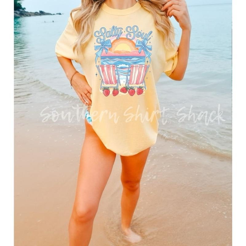 Salty Soul T shirt  | Banana comfort colors T shirt Hoodie Sweatshirt | PrintMintTees.com