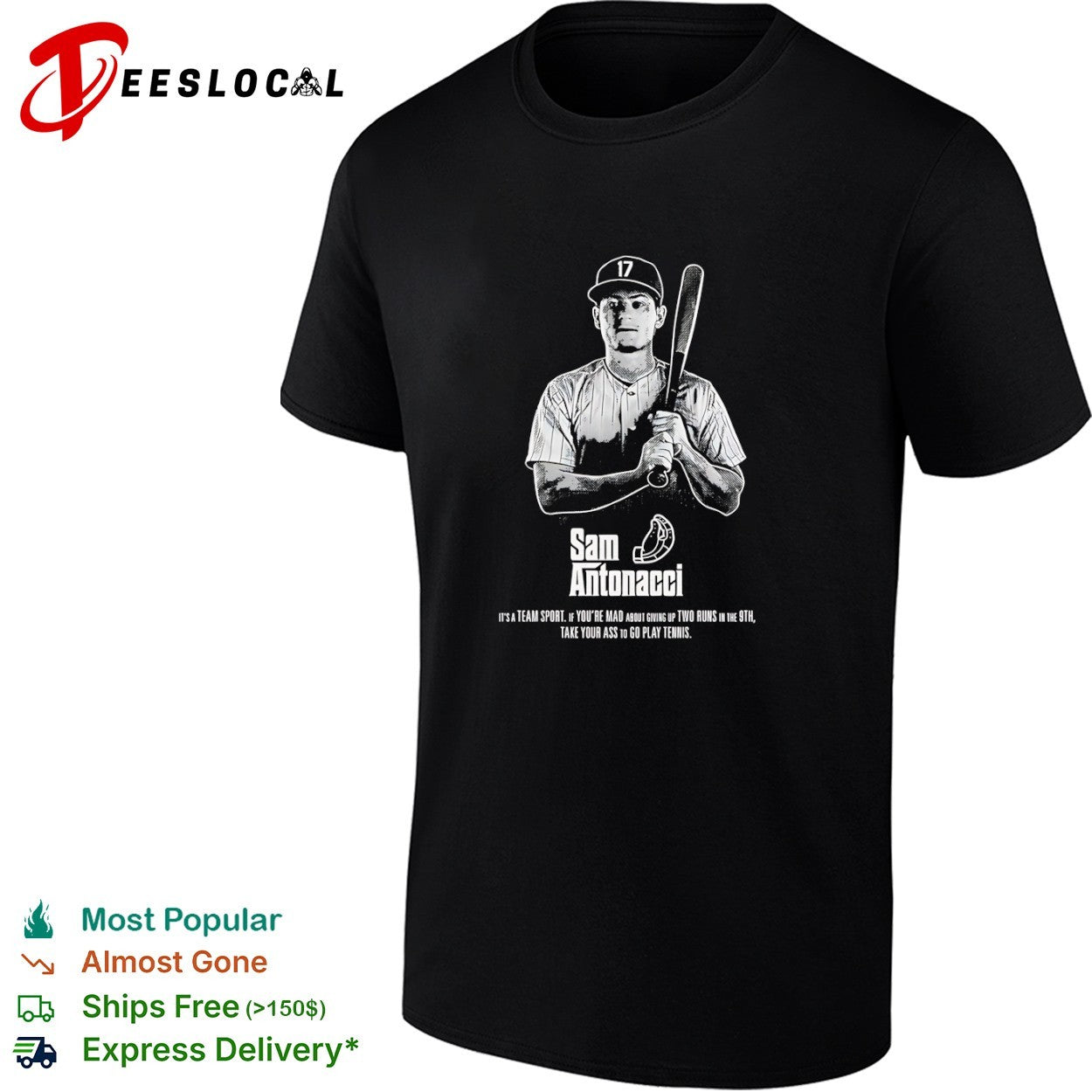 Sam Antonacci Chicago White Sox baseball che vuoi hand shirt