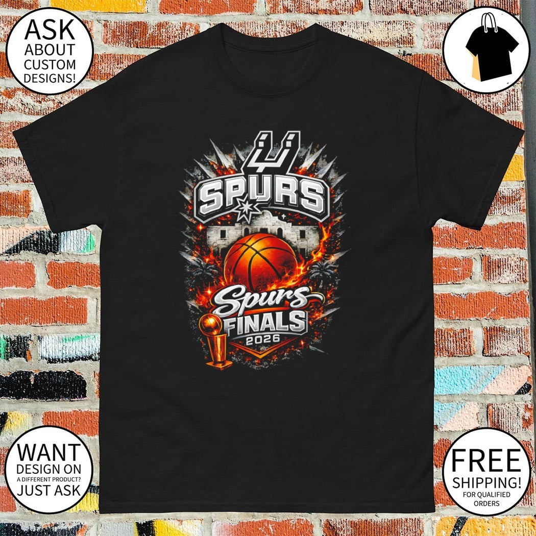 San Antonio Basketball Spurs Finals 2026 The Alamo Championship Trophy shirt